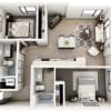 Floor plan: 2x2 Plan A