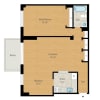 Floor plan: 1 Bedroom