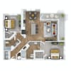Floor plan: Harlow B4