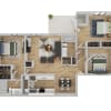 Floor plan: C1 | Renovated