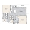 Floor plan: B2D