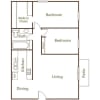 Floor plan: Two Bedroom