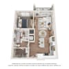 Floor plan: A1 Tub