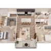 Floor plan: 2 x 2 Aria B3vr