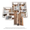 Floor plan: 2x1