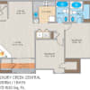 Floor plan: 2x2C
