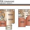 Floor plan: Jasper Townhome