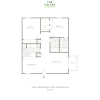 Floor plan: Two Bedroom 901