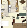Floor plan: 1B
