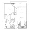 Floor plan: Aphrodite 1.1R & 1R
