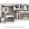 Floor plan: 2x1