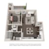Floor plan: 1 Bedroom