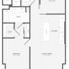 Floor plan: 2 Bed/2 Bath-A West Medley