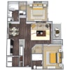 Floor plan: 2x2L