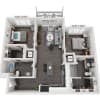 Floor plan: 2B