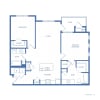Floor plan: 2x2 B2