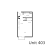 Floor plan: Studio - Type 3