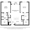 Floor plan: B1C