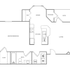 Floor plan: One Bedroom One Bath