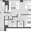 Floor plan: 2 Bed/2 Bath-B1