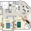 Floor plan: 3A-2-Bay
