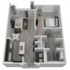Floor plan: Jade - 1x1 (lv-A7)