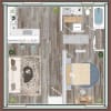 Floor plan: 1x1