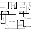 Floor plan: 2x2