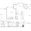 Floor plan: Two Bedroom Two Bath