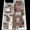 Floor plan: One Bedroom