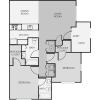 Floor plan: 2 Bedroom 2 Bathroom Flat