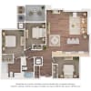 Floor plan: 3AA (Wheelchair Accessible)