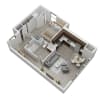 Floor plan: Unit 1J