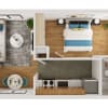 Floor plan: One Bedroom