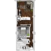 Floor plan: ARCH | 1 BED | G
