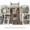 Floor plan: Two-Bedroom (B1)