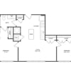Floor plan: B01 - Two Bedroom