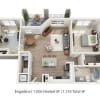 Floor plan: Alleghany + Den
