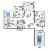 Floor plan: Normandy Villa