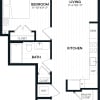 Floor plan: 1 Bed/1 Bath-1C