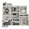 Floor plan: 3x2