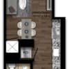 Floor plan: Studio-3E
