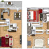 Floor plan: Brentwood Townhouse