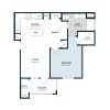 Floor plan: A3 - 762 Sq.Ft