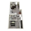 Floor plan: 1x1 D