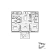 Floor plan: North 2x2