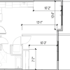 Floor plan: 2nd or 3rd Floor - 1 Bed