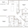 Floor plan: 2 Bed/2 Bath-B6