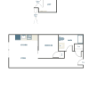 Floor plan: 1x1 - B2 + Loft