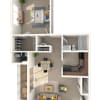 Floor plan: 1 BEDROOM 1 BATH